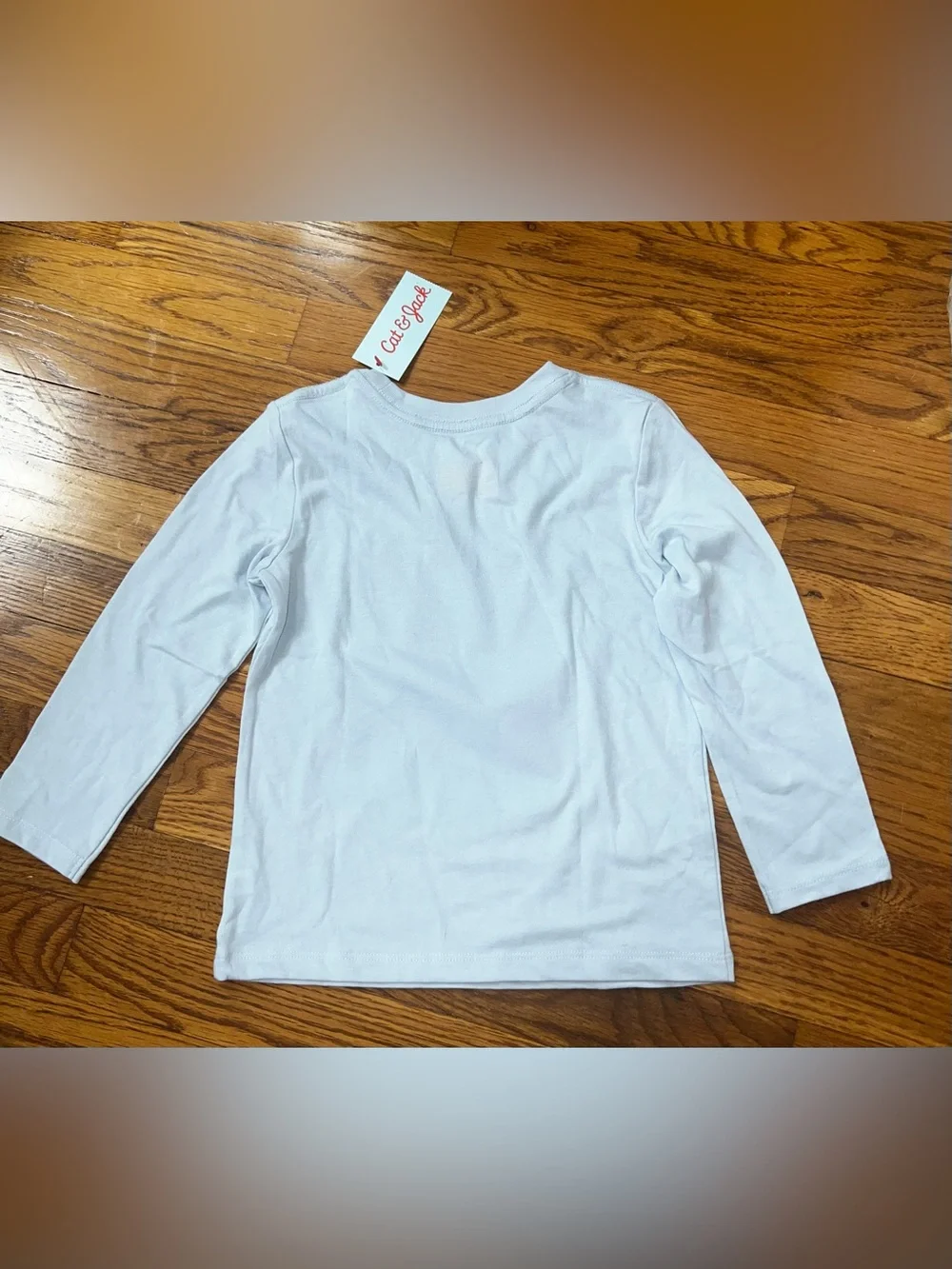 Cat & Jack Kids Long-Sleeve Tee with Polar Bear Pancake Stack Graphic - 4T - NWT